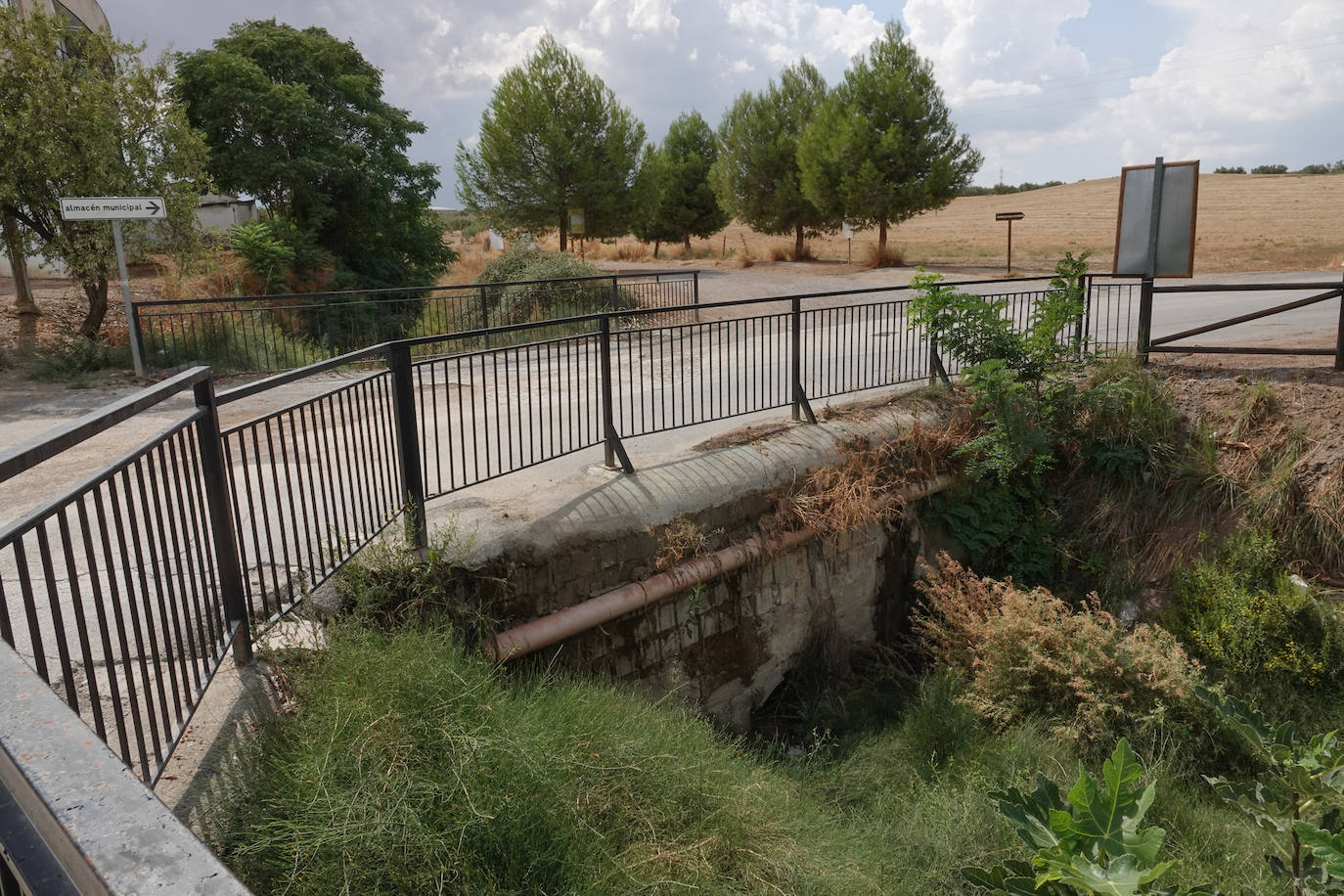 Cañada Honda, en Las Gabias, junto a Casas. 