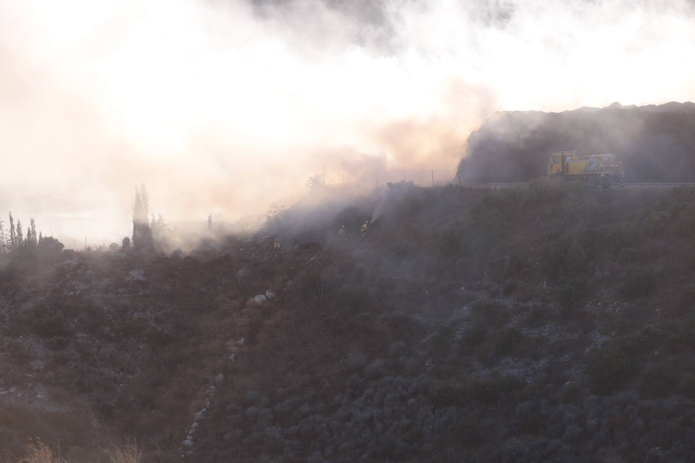Diputación abrió las instalaciones a la recepción de materiales el 2 de septiembre tras el primer incendio