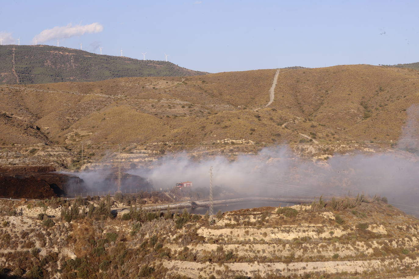 Diputación abrió las instalaciones a la recepción de materiales el 2 de septiembre tras el primer incendio