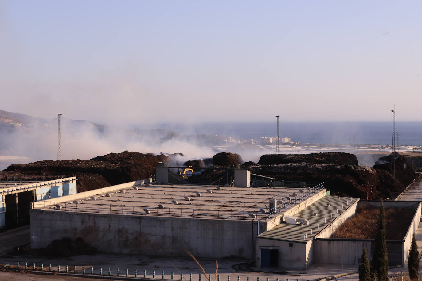 Diputación abrió las instalaciones a la recepción de materiales el 2 de septiembre tras el primer incendio