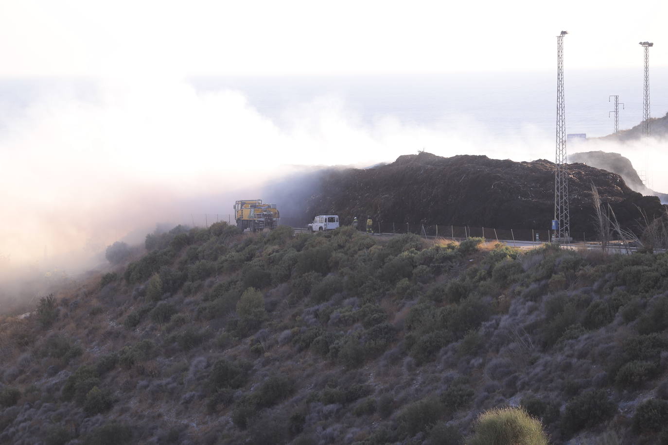 Diputación abrió las instalaciones a la recepción de materiales el 2 de septiembre tras el primer incendio