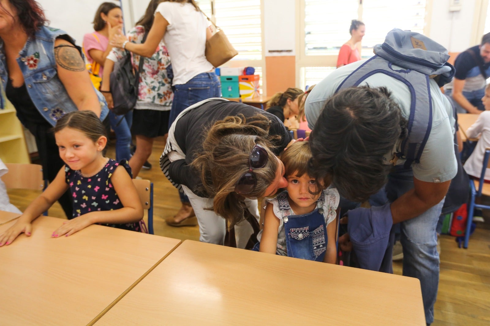 Miles de pequeños de la capital y la provincia han regresado este martes a las aulas para el curso académico 2019/2020 
