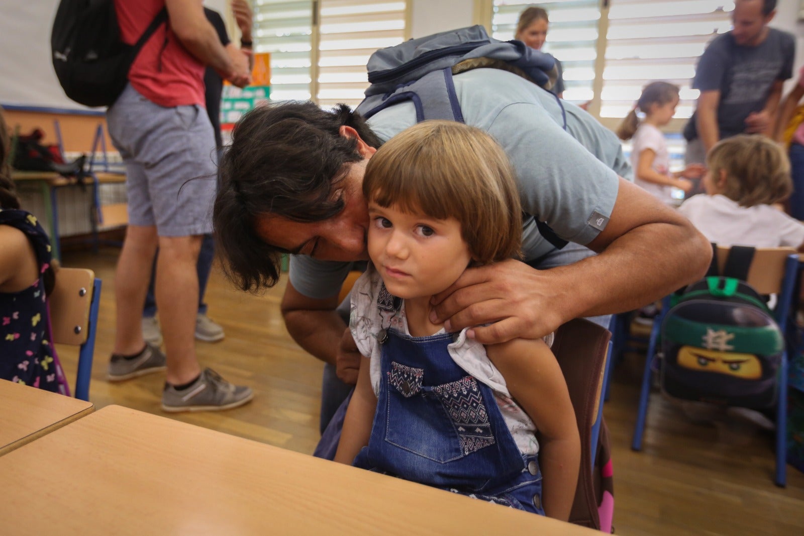 Miles de pequeños de la capital y la provincia han regresado este martes a las aulas para el curso académico 2019/2020 