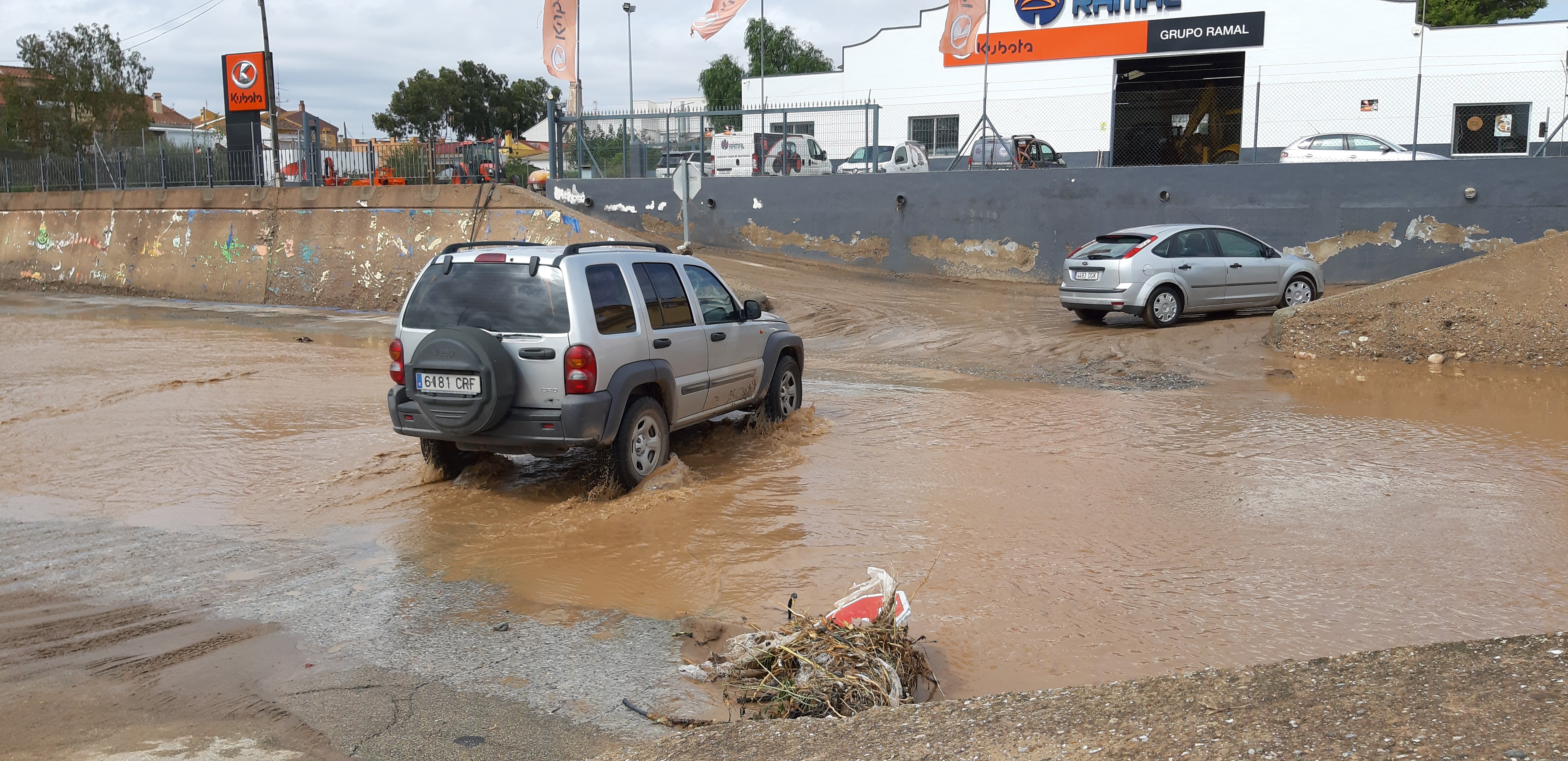 Efectos del temporal en Pulpí