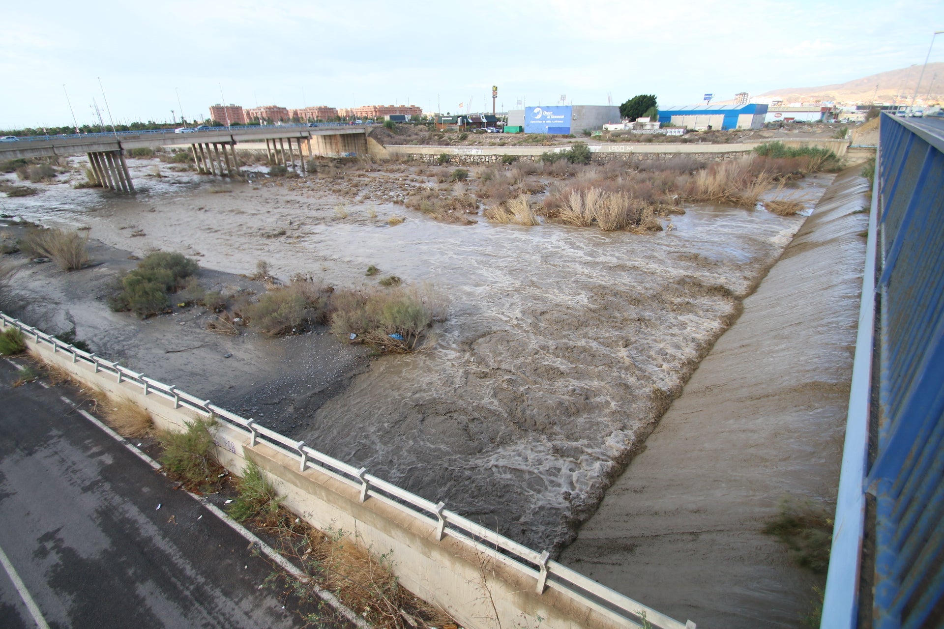 El temporal en Almería deja numerosos incidentes