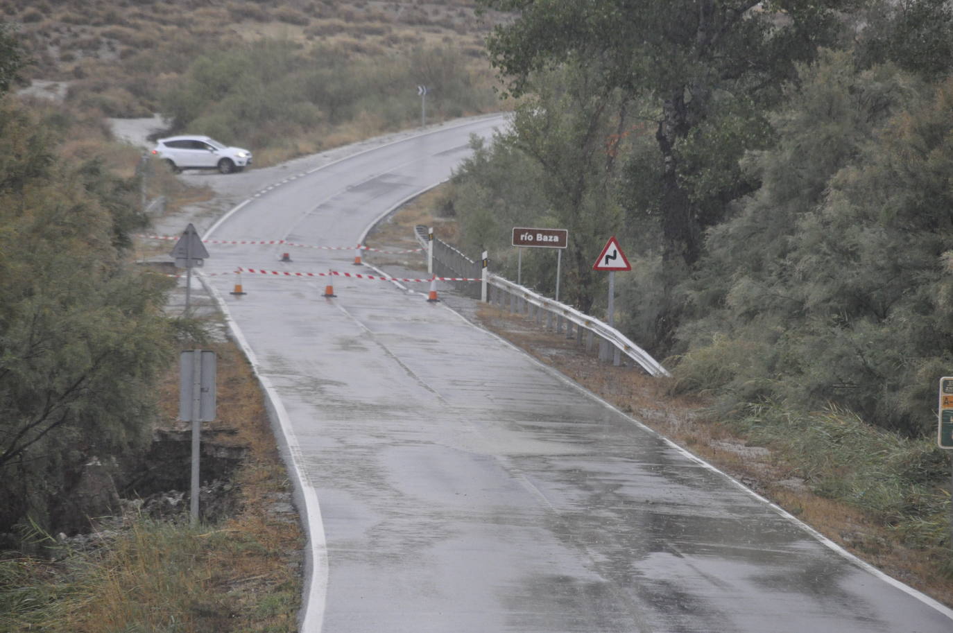 Baza registra numerosas incidencias durante el temporal