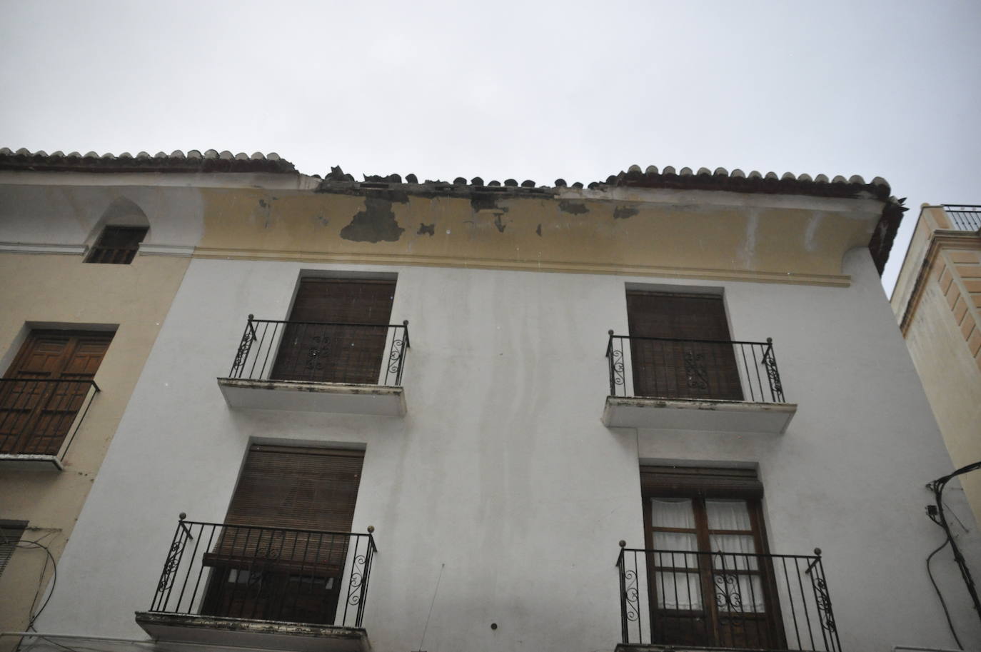 Baza registra numerosas incidencias durante el temporal