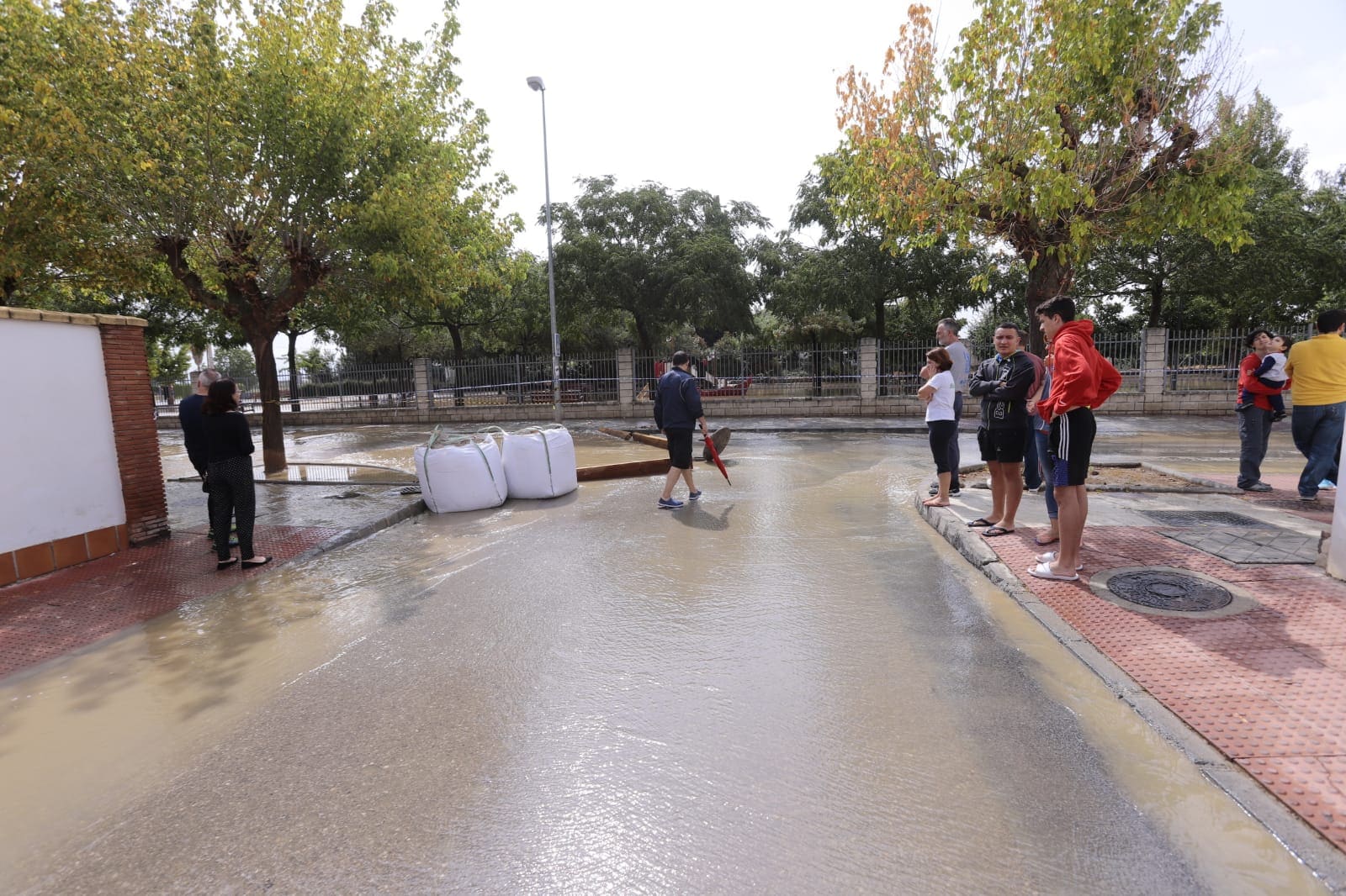 Santa Fe es otro de los municipios afectados por la tormenta