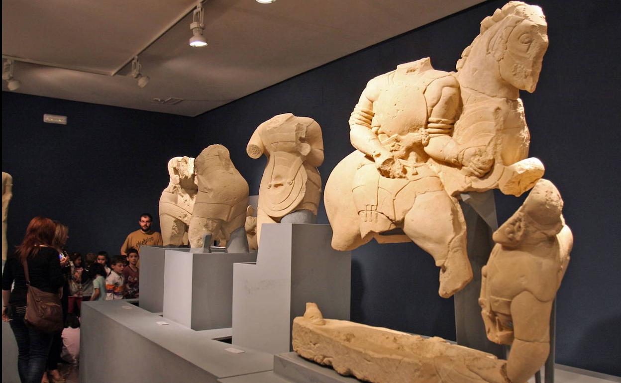 Piezas íberas del conjunto escultórico de Cerrillo Blanco, de titularidad estatal. 