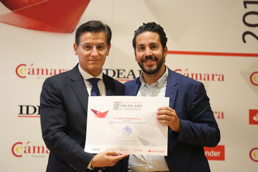 Al Ándalus Baños Árabes logró el galardón, en un acto organizado por las Cámaras de Comercio, IDEAL y Banco Santander 