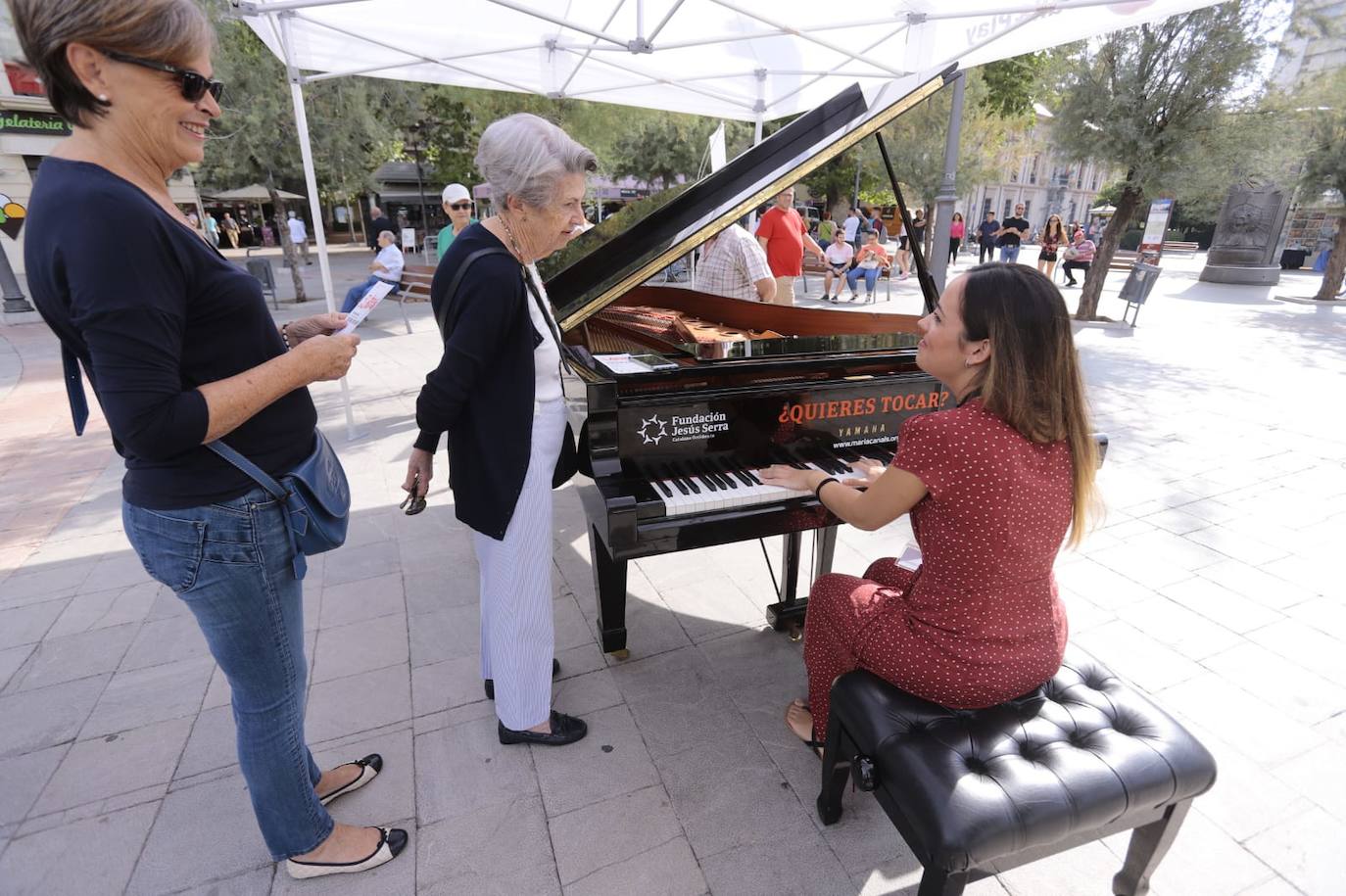 Estos instrumentos están ubicados en siete plazas emblemáticas de la ciudad, haciendo que la ciudad suene mejor