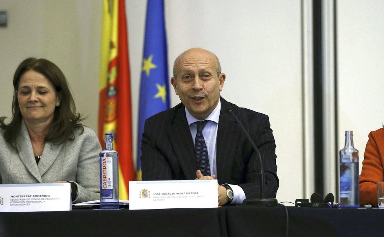 El exministro José Ignacio Wert. 