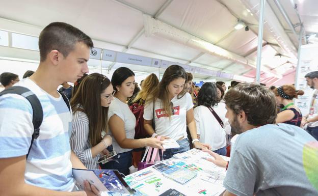 Jornada de recepción de estudiantes celebrada hace dos semanas en la UGR.