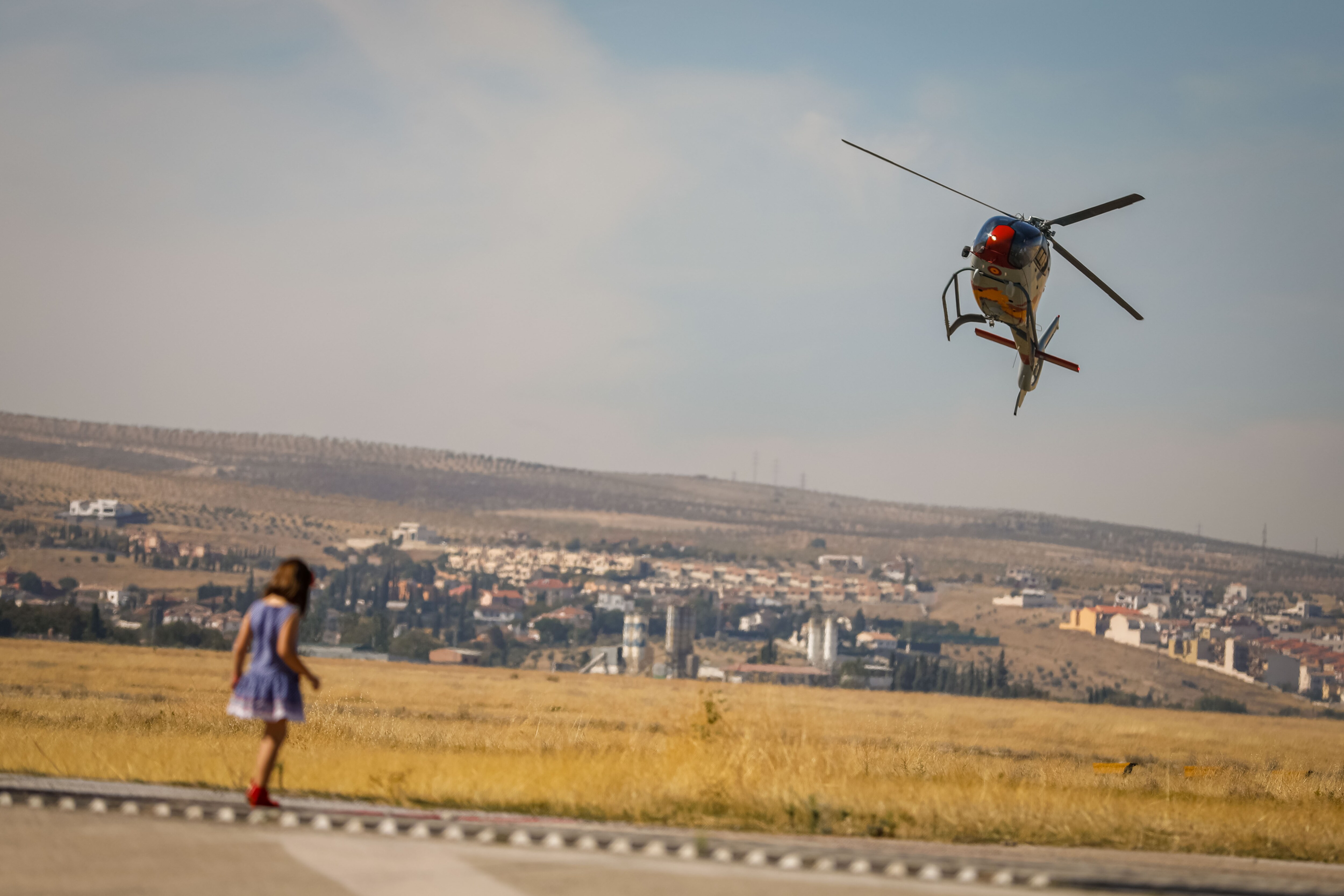 Fotos: Espectacular exhibición del Ejército del Aire en Armilla