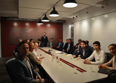 Imagen secundaria 1 - Algunos de los encuentros mantenidos en EEUU.