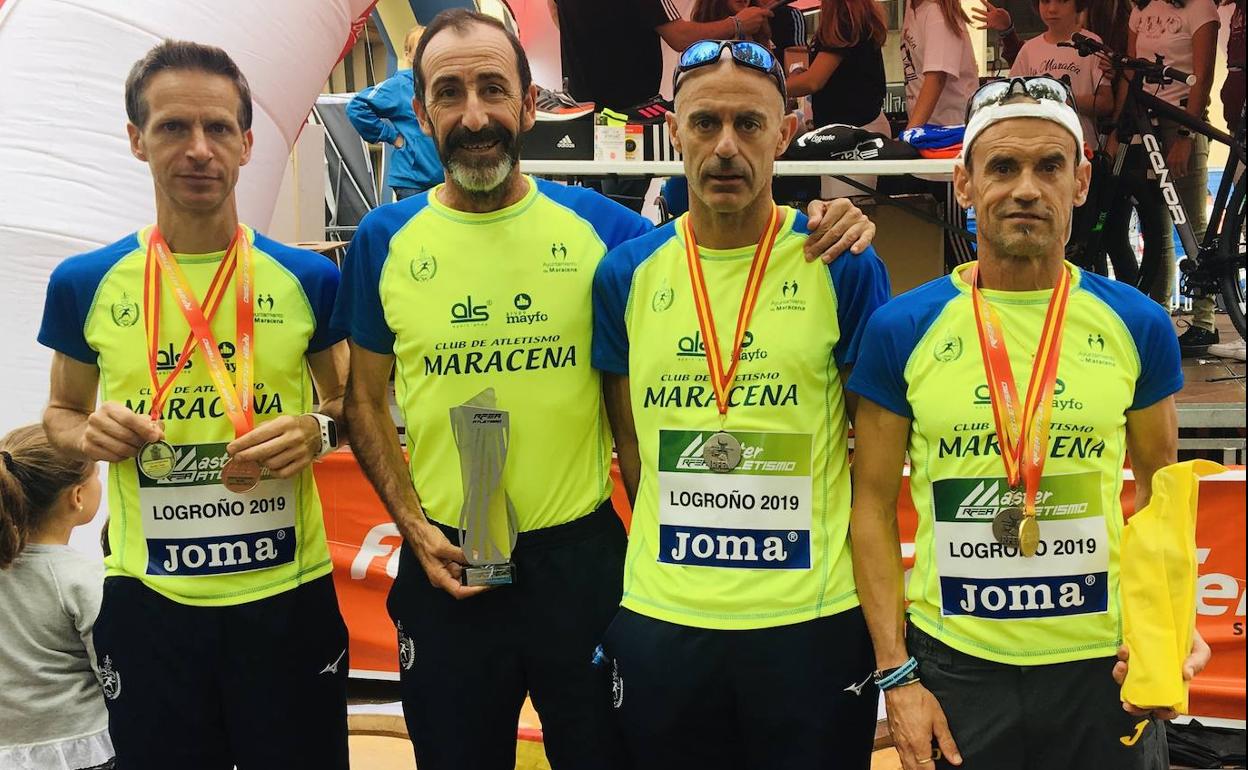 Javier Melguizo, Enrique Carmona, José Ramón Arredondo y José Antonio Castilla, reconocidos. 