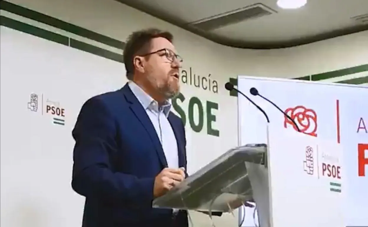 Rodrigo Sánchez Haro, parlamentario andaluz del PSOE.