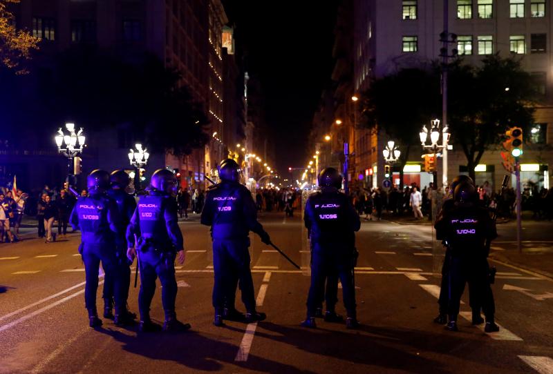 Fotos: Protestas en Cataluña al conocerse la condena de los líderes independentistas