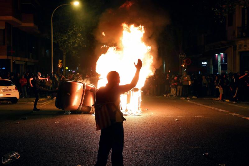 Fotos: Tercera jornada de protestas en Cataluña tras la sentencia del &#039;procés&#039;