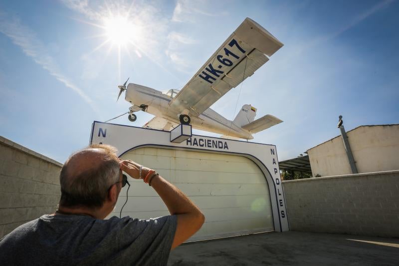 Uno de los 14 detenidos en la operación contra la marihuana desarrollada esta semana en la provincia edifificó esta Hacienda, similar a la del 'narco' colombiano