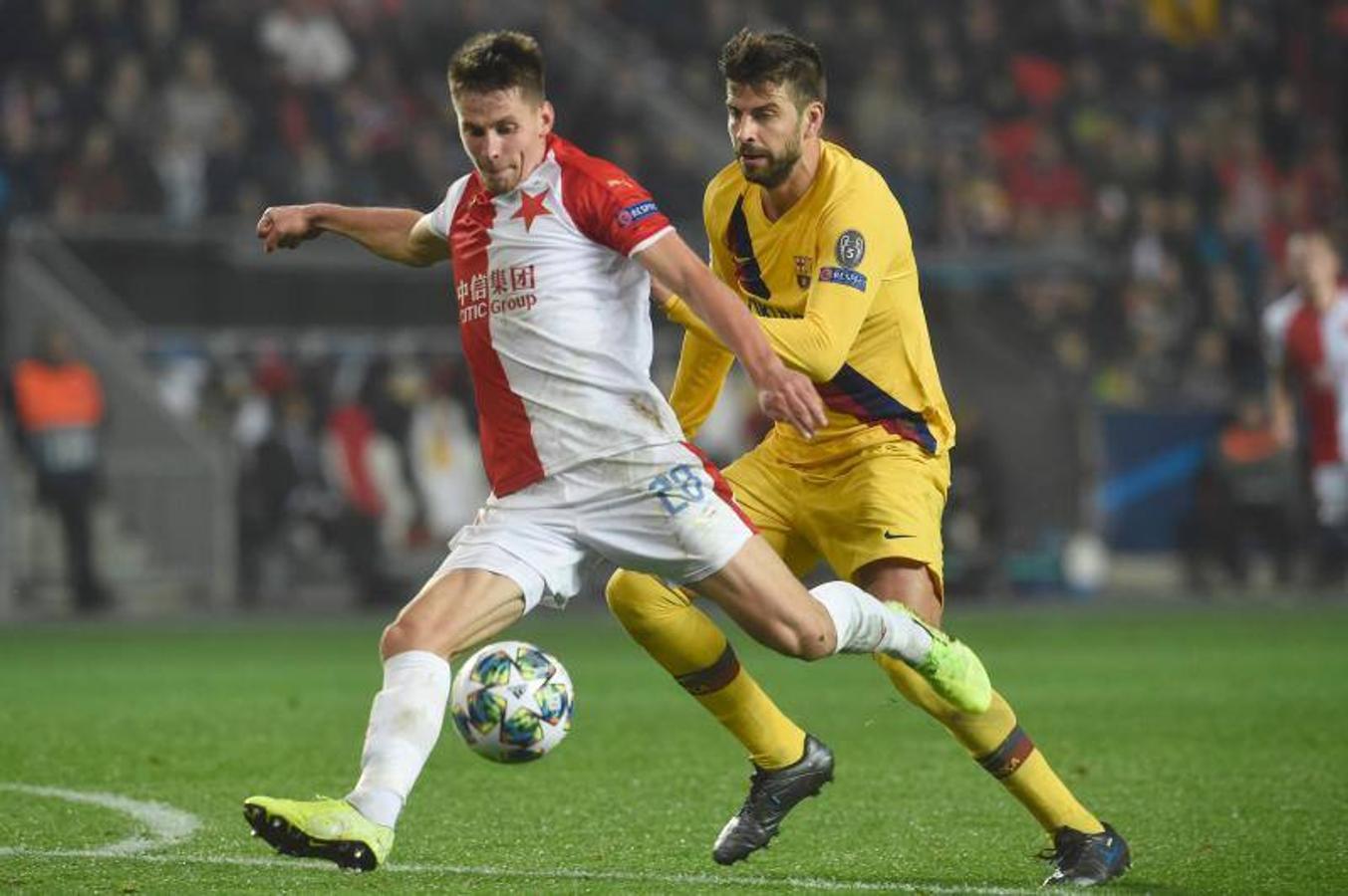 Fotos: Las mejores imágenes del Slavia-Barcelona