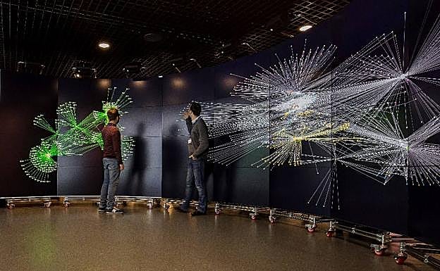 Molina y Gómez, en el Imperial Collegue de Londres.