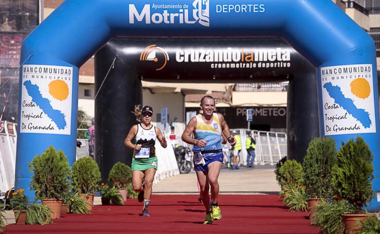 Llegada a meta en la XXXVI Media Maratón de Motril