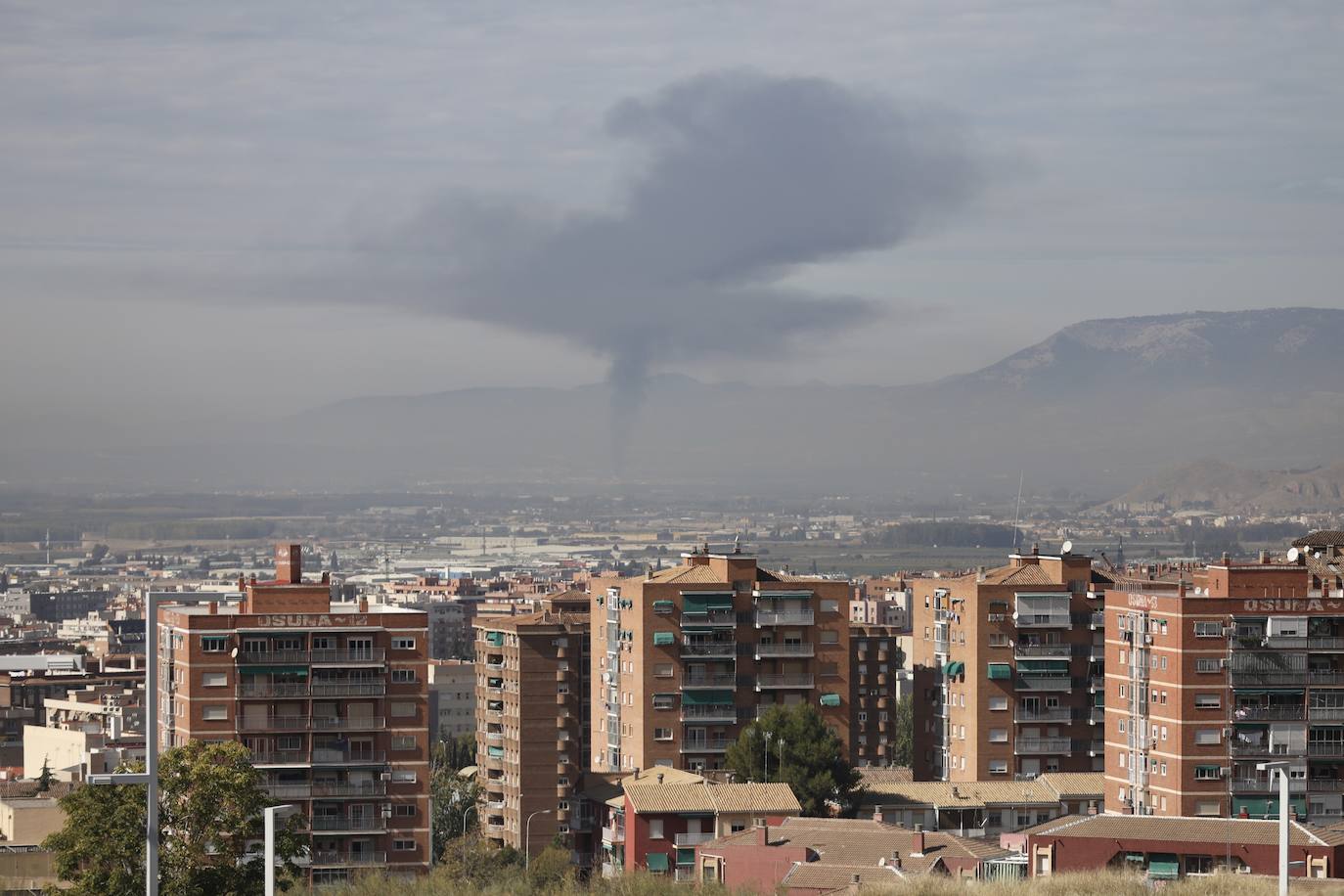 Fotos: La mancha que ha cubierto Granada este lunes