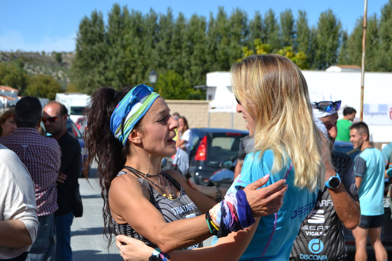 Cerca de 150 deportistas, entre participantes del trail, minitrail y senderistas, celebran en esta prueba que tuvo lugar en una agradable mañana de domingo 