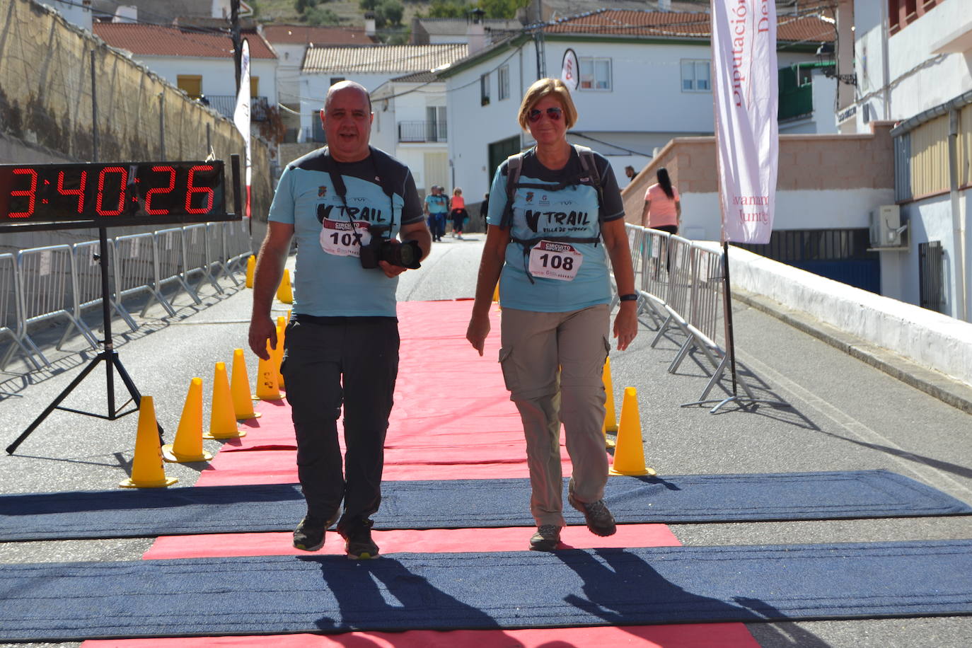 Cerca de 150 deportistas, entre participantes del trail, minitrail y senderistas, celebran en esta prueba que tuvo lugar en una agradable mañana de domingo 