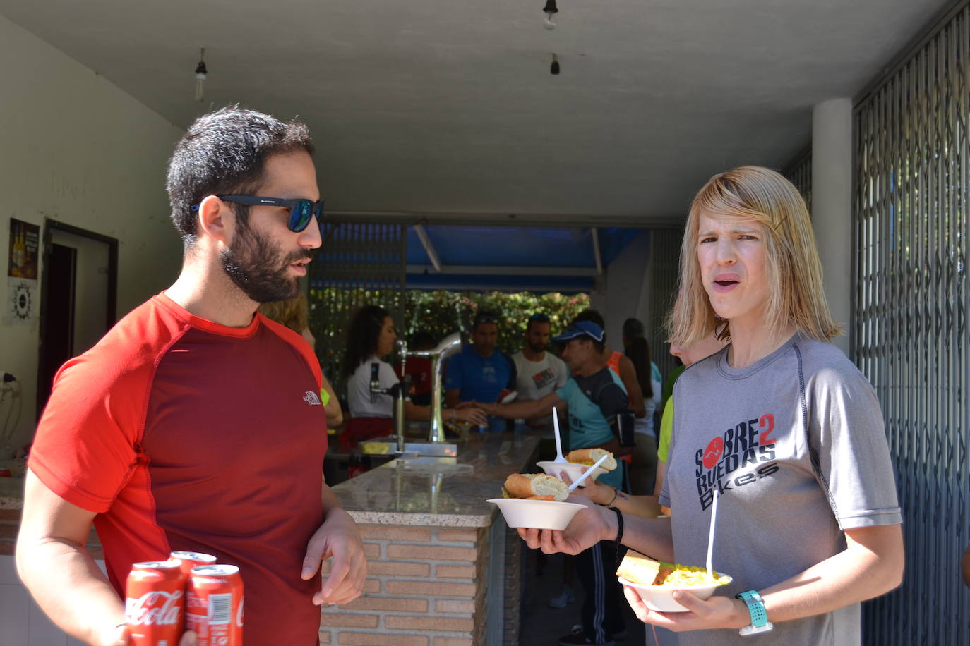 Cerca de 150 deportistas, entre participantes del trail, minitrail y senderistas, celebran en esta prueba que tuvo lugar en una agradable mañana de domingo 