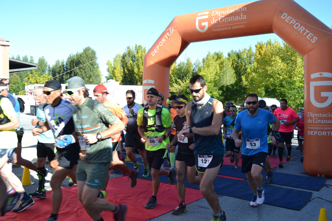 Cerca de 150 deportistas, entre participantes del trail, minitrail y senderistas, celebran en esta prueba que tuvo lugar en una agradable mañana de domingo 