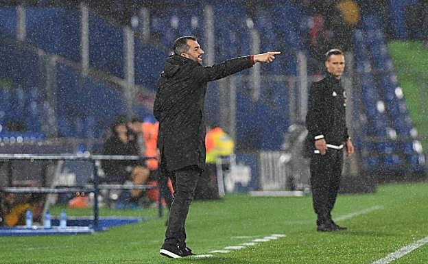 Diego Martínez: «En la primera parte no fuimos nosotros»