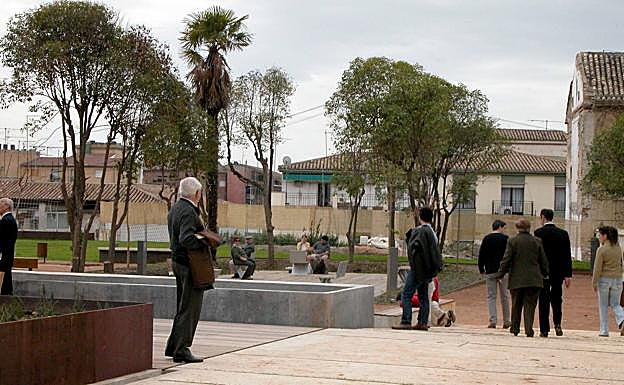El parque, recién inaugurado