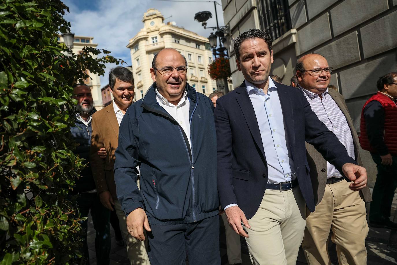 Teodoro García Egea ha visitado la capital acompañdo de los líderes del partido a nivel provincial 