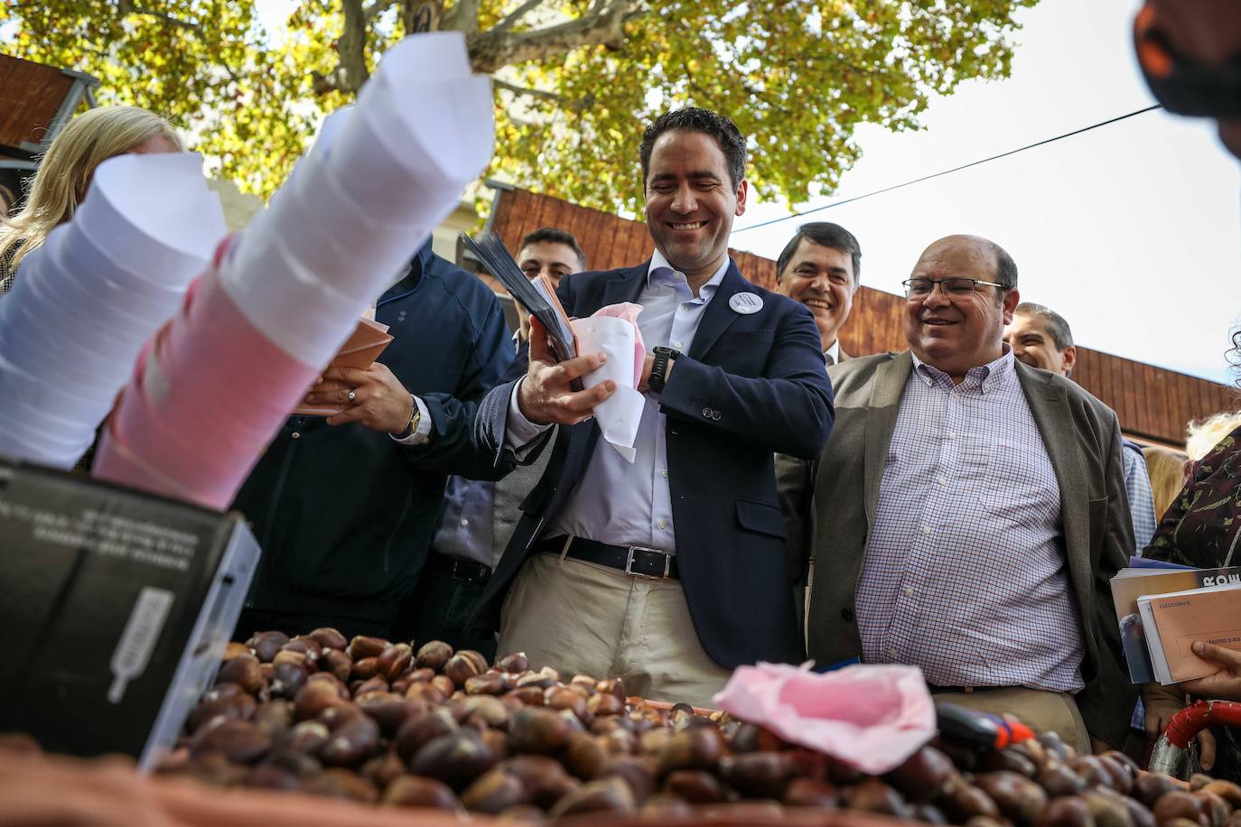 Teodoro García Egea ha visitado la capital acompañdo de los líderes del partido a nivel provincial 