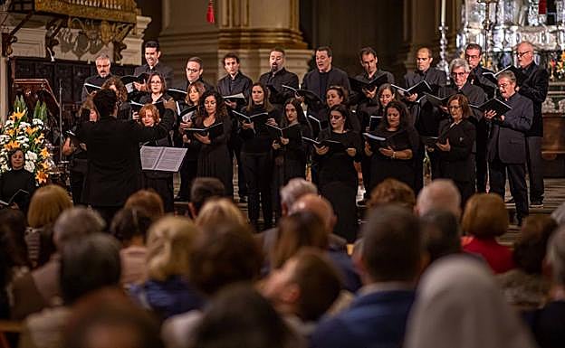 El coro de Cámara de Granada, en el Catedral 