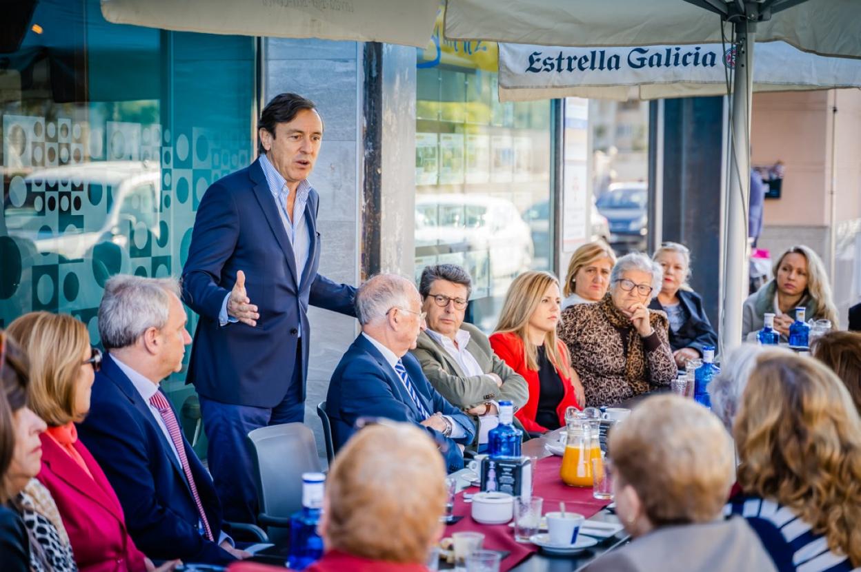 El candidato del Senado por el PP de Almería Rafael Hernando.