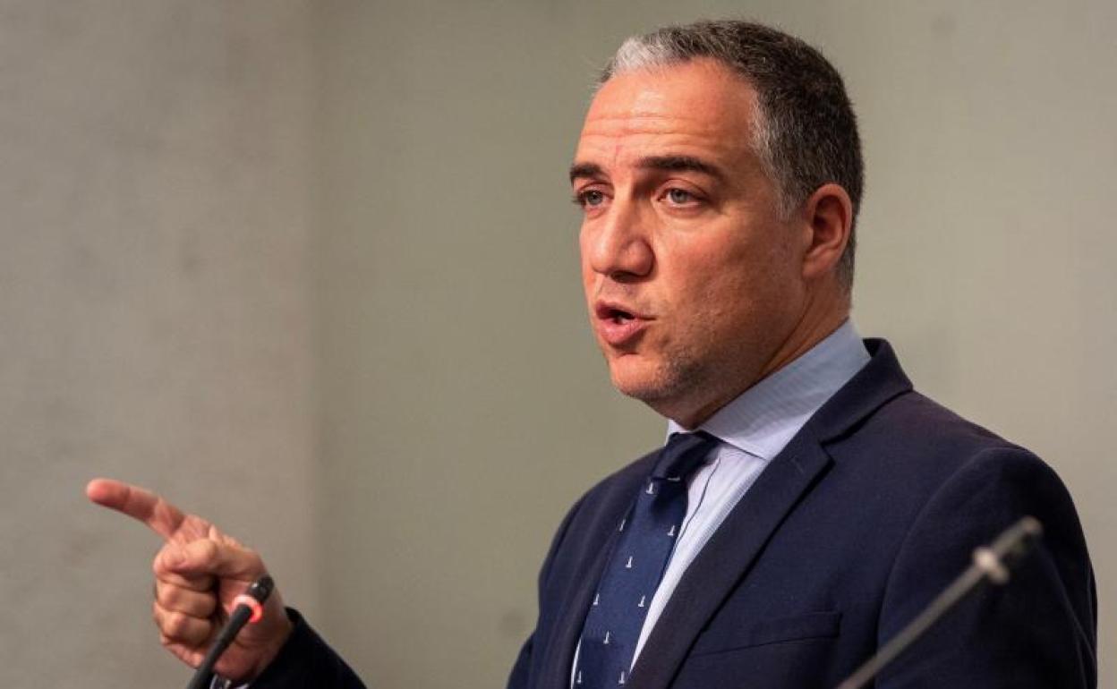 El consejero de la Presidencia, Elías Bendodo,. 