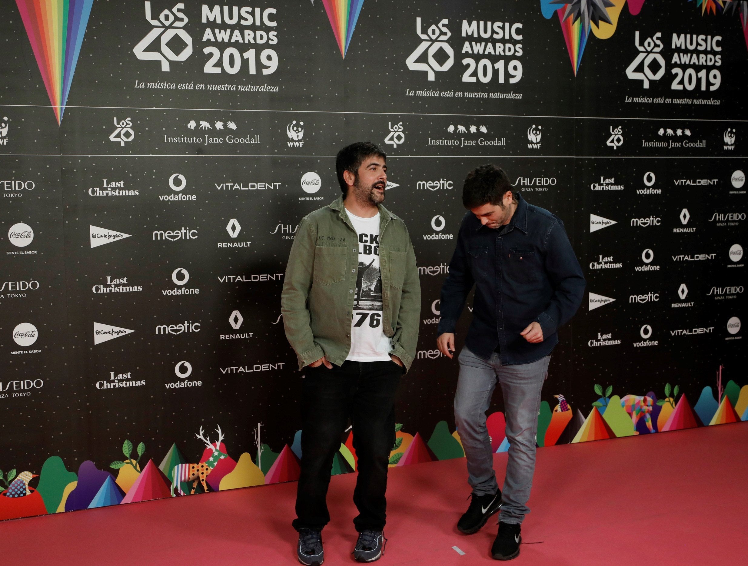 Rosalía, a su llegada. 