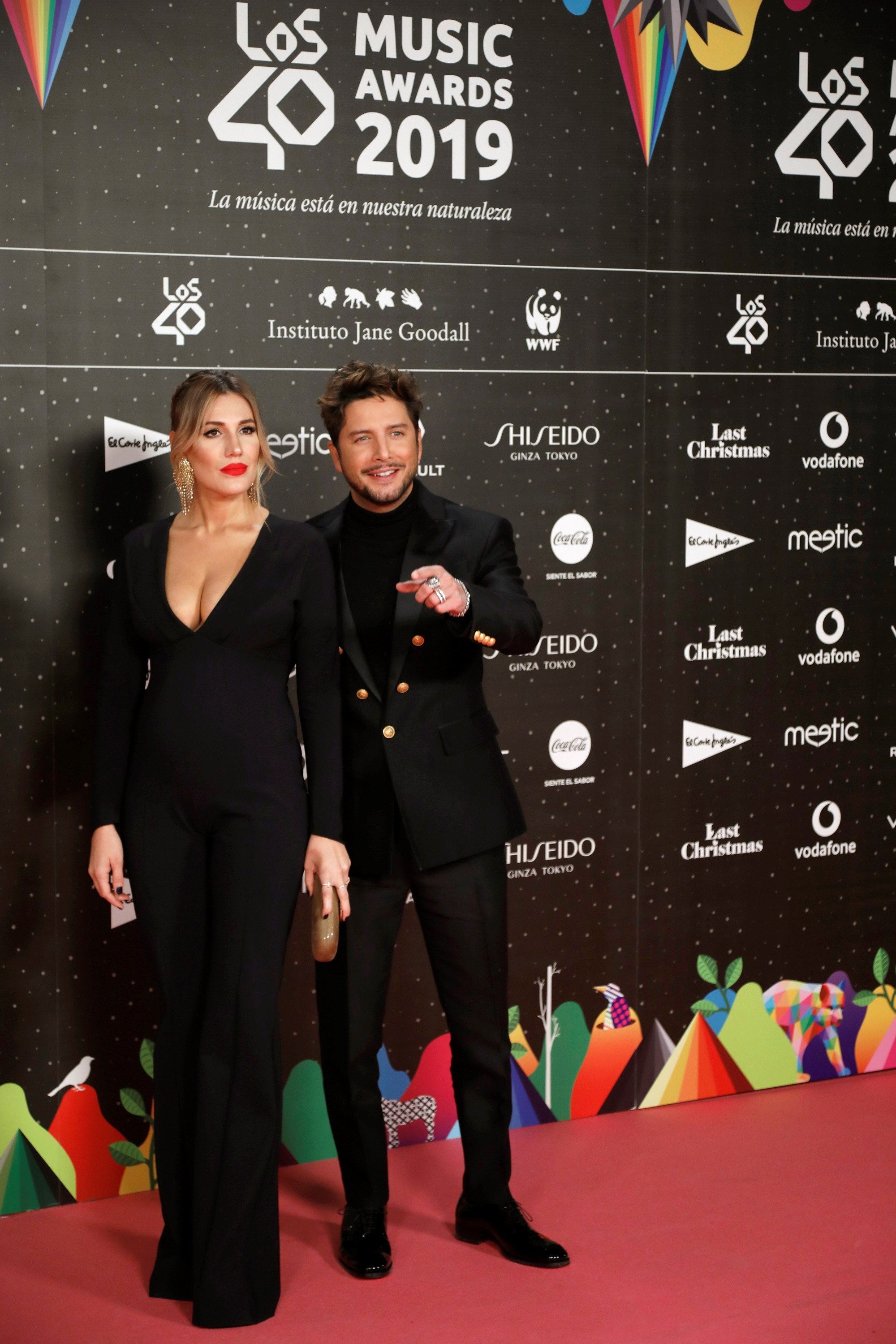 Rosalía, a su llegada. 