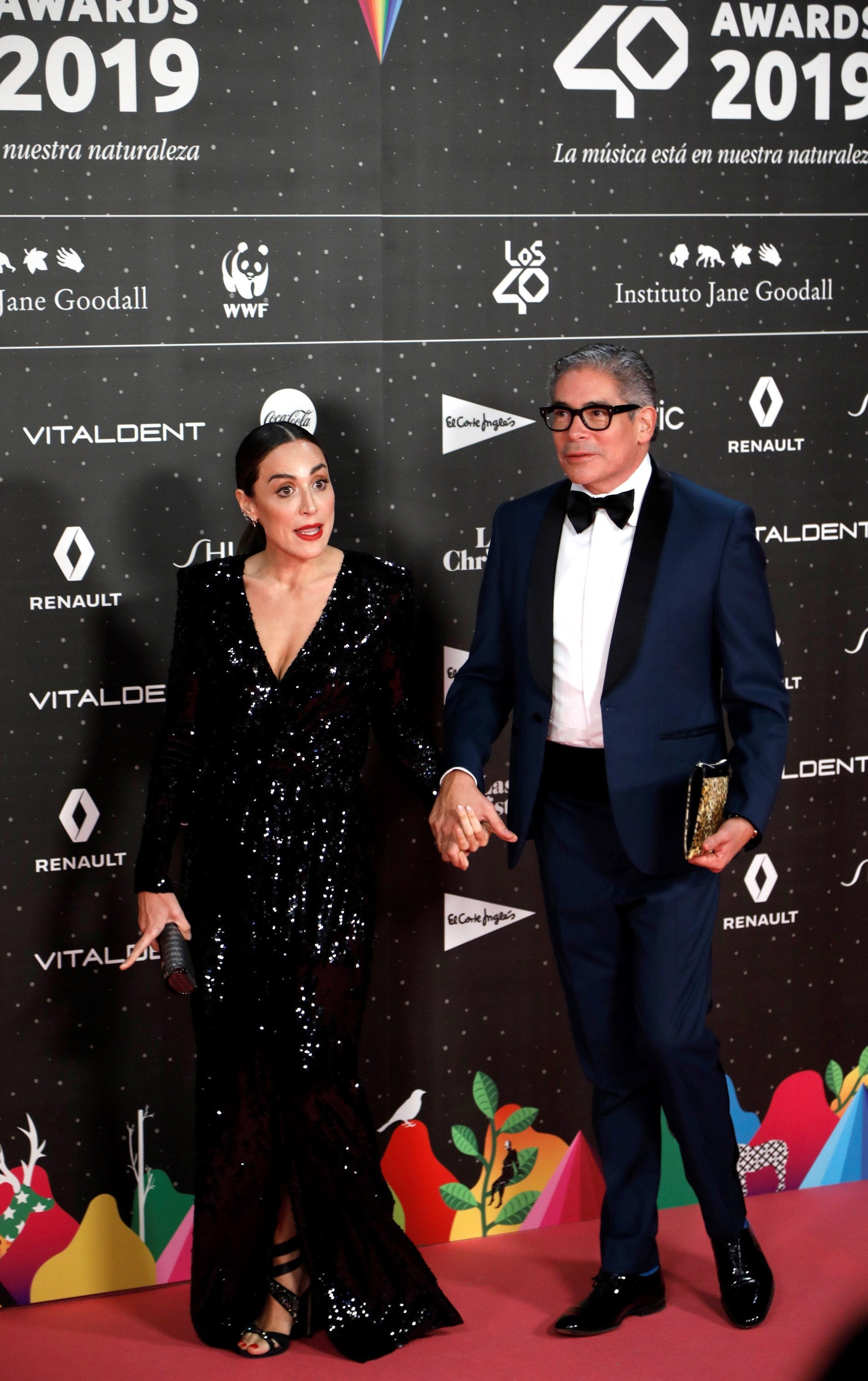 Rosalía, a su llegada. 