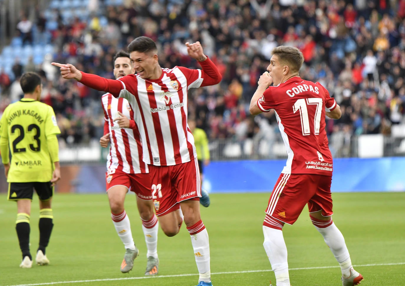 Los rojiblancos empatan con justicia ante un Real Zaragoza que manda en la segunda parte.
