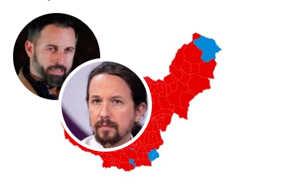 Elecciones en Granada | Vox gana en dos municipios de la provincia de Granada y Podemos solo en uno