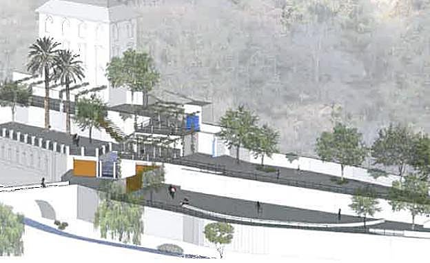 Recreación de la nueva plaza junto a las Chirimías.