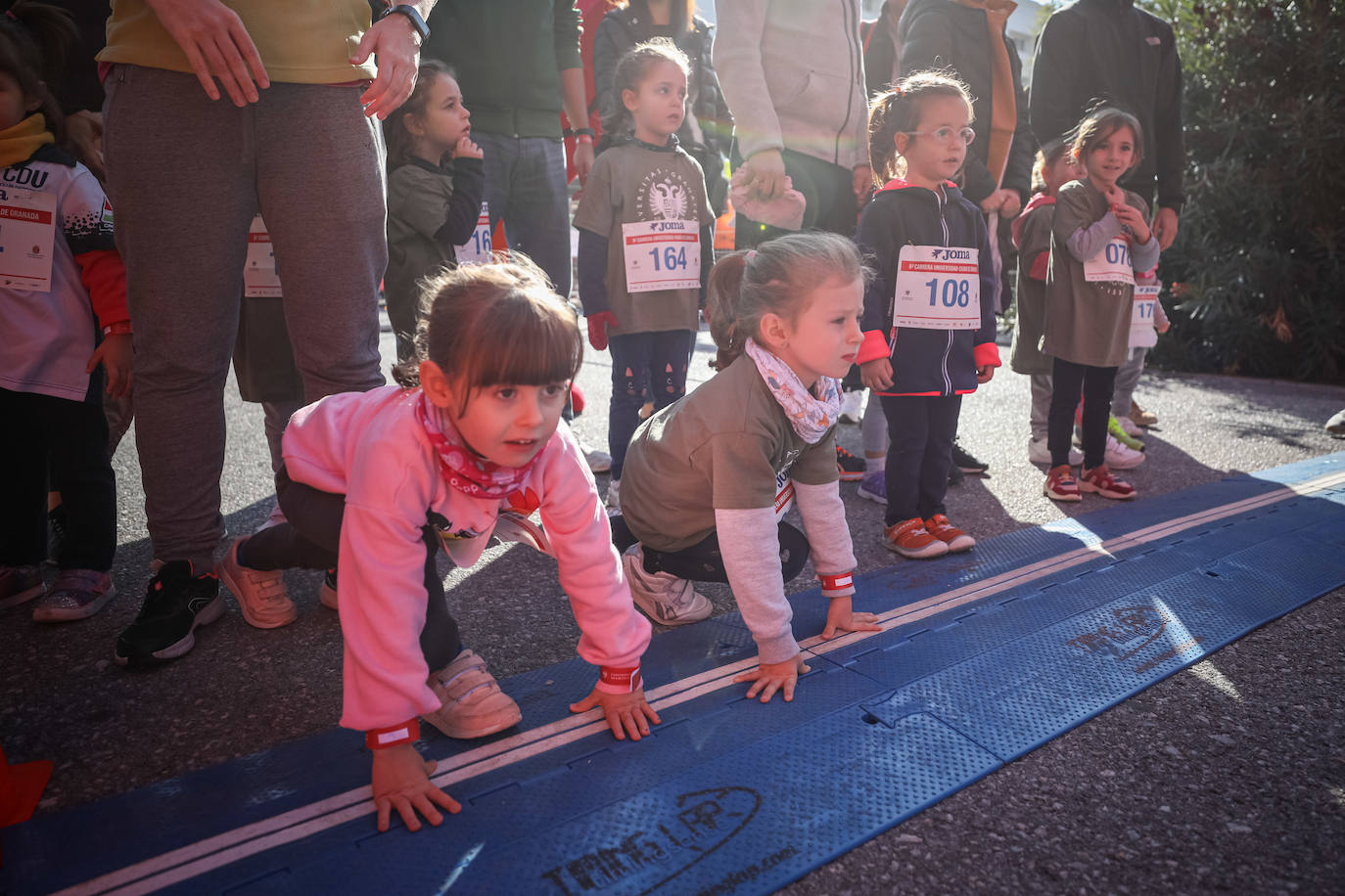 240 niños y niñas participan en la primera jornada de la sexta edición de la Carrera Universidad Ciudad de Granada