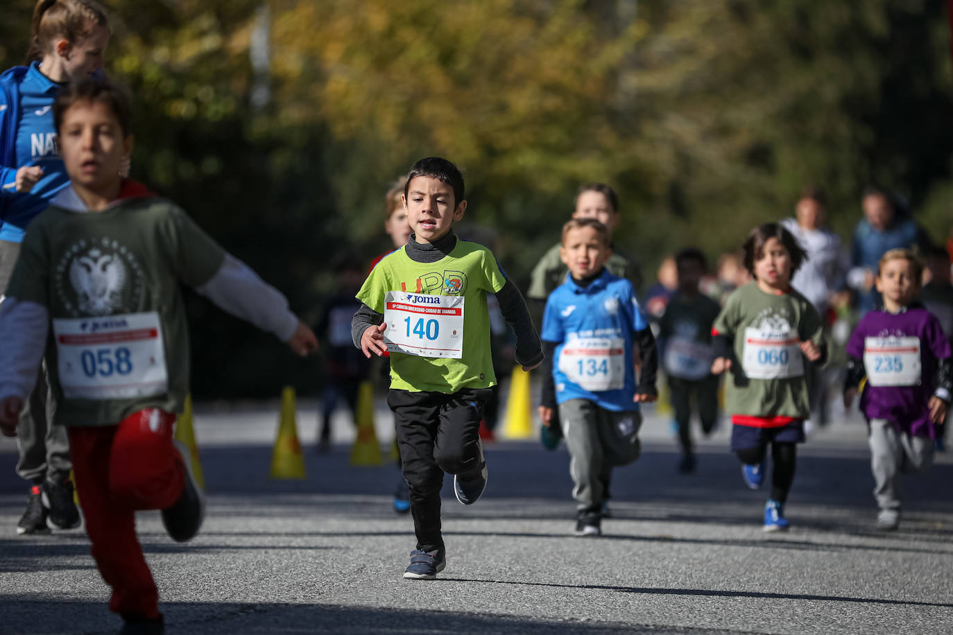 240 niños y niñas participan en la primera jornada de la sexta edición de la Carrera Universidad Ciudad de Granada