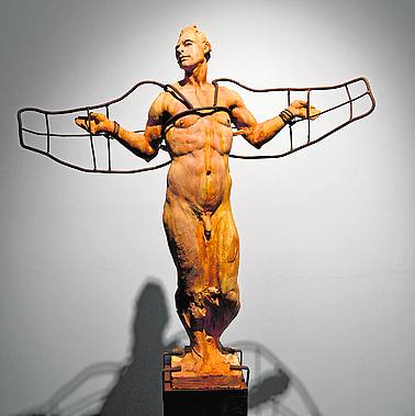 Su interpretación de Ícaro. 