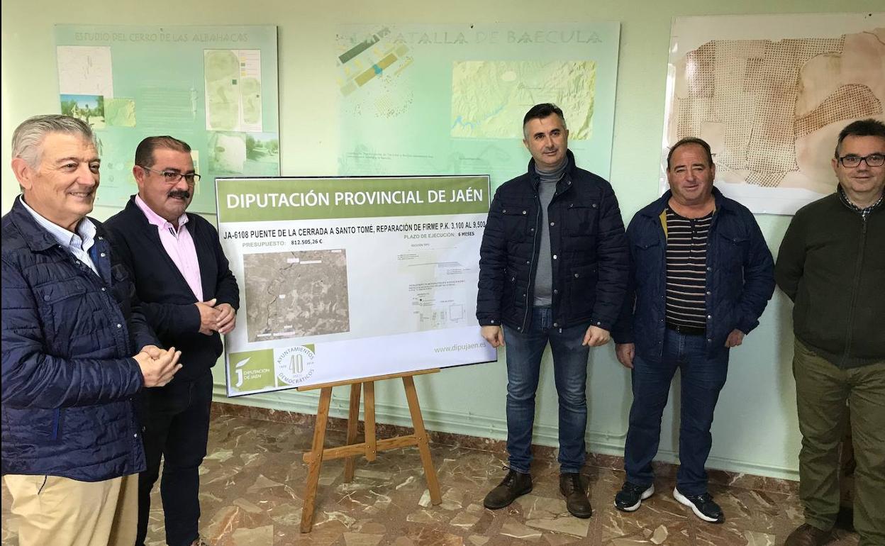 Obras en Jaén | 812.000 euros para el arreglo de la carretera que conecta Santo Tomé y el Puente de la Cerrada
