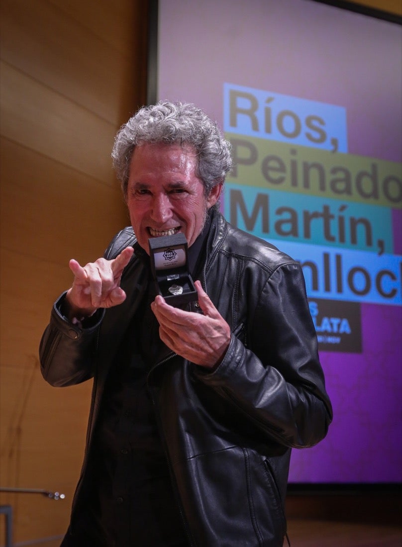 Miguel Ríos y el Planta Baja reciben los premios en el Parque de las Ciencias 